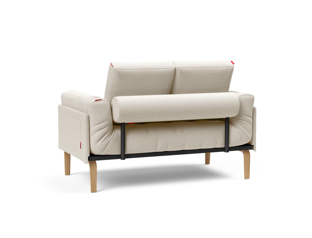 Rollo Bow Klappsofa 80 mit Gestellbezug Classic in 531 Bouclé Off White präsentiert im Onlineshop von KAQTU Design AG. Bettsofa ist von Innovation Living
