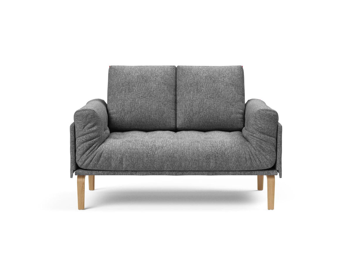 Rollo Bow Klappsofa 80 mit Gestellbezug Classic in 563 Twist Charcoal präsentiert im Onlineshop von KAQTU Design AG. Bettsofa ist von Innovation Living