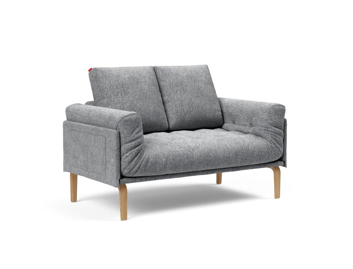 Rollo Bow Klappsofa 80 mit Gestellbezug Classic in 565 Twist Granite präsentiert im Onlineshop von KAQTU Design AG. Bettsofa ist von Innovation Living