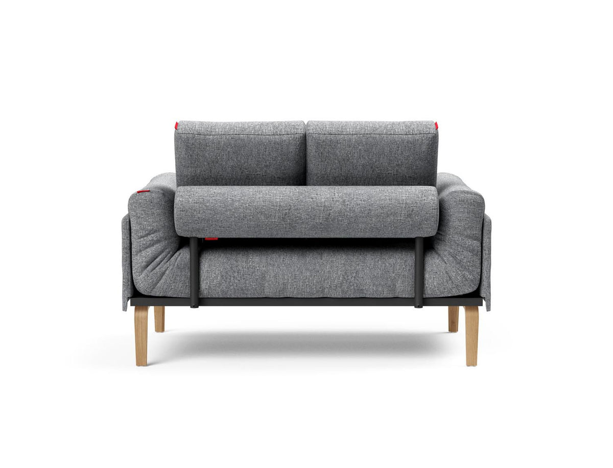 Rollo Bow Klappsofa 80 mit Gestellbezug Classic in 565 Twist Granite präsentiert im Onlineshop von KAQTU Design AG. Bettsofa ist von Innovation Living