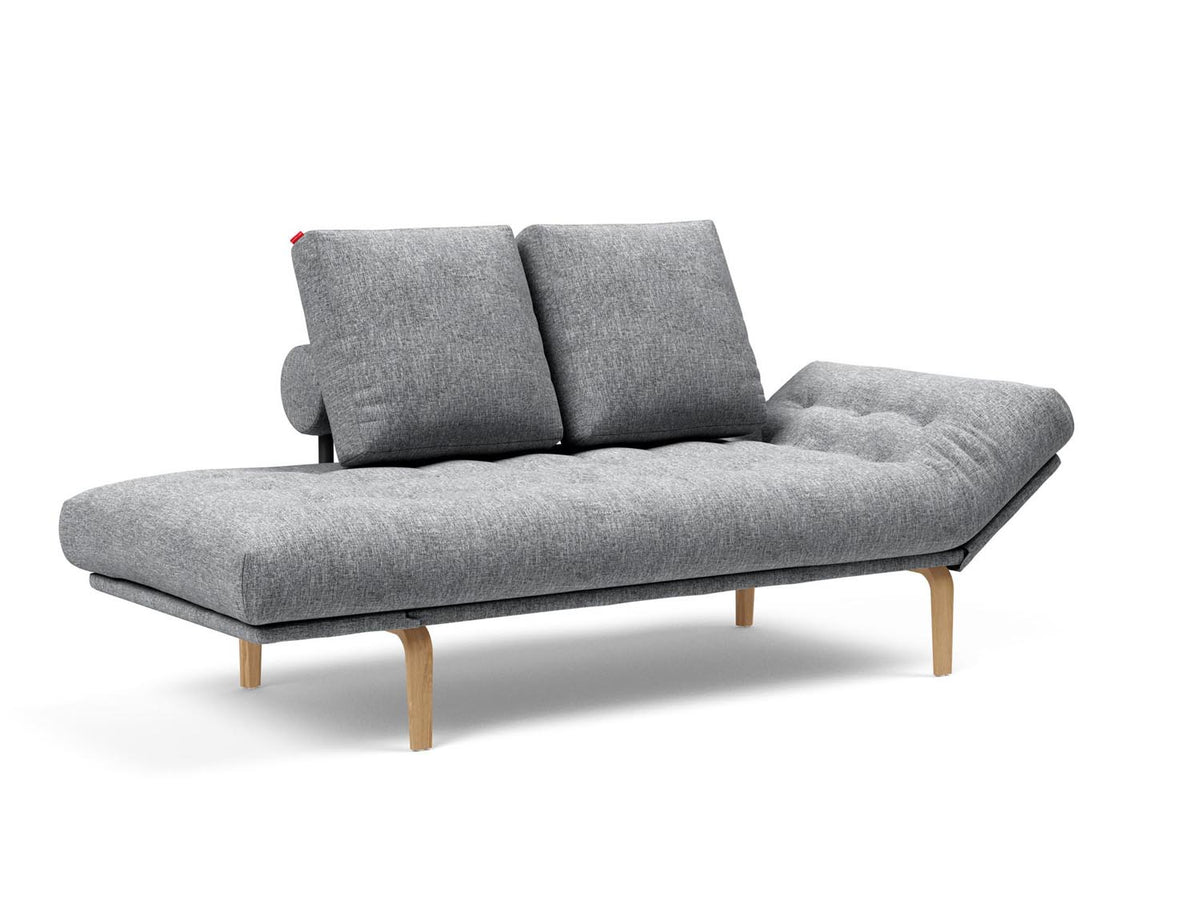 Rollo Bow Klappsofa 80 mit Gestellbezug Classic in 565 Twist Granite präsentiert im Onlineshop von KAQTU Design AG. Bettsofa ist von Innovation Living