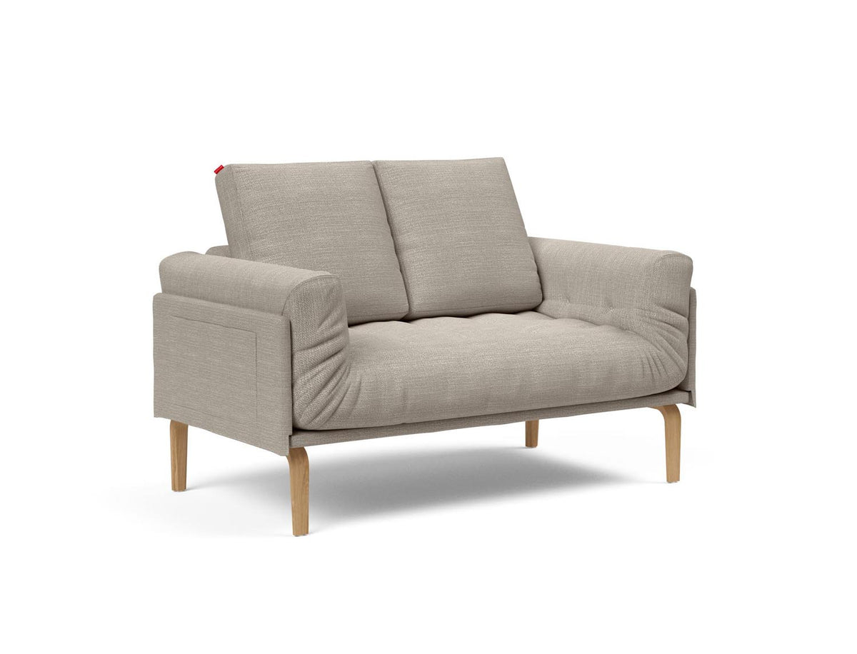 Rollo Bow Klappsofa 80 mit Gestellbezug Classic in 579 Kenya Gravel präsentiert im Onlineshop von KAQTU Design AG. Bettsofa ist von Innovation Living