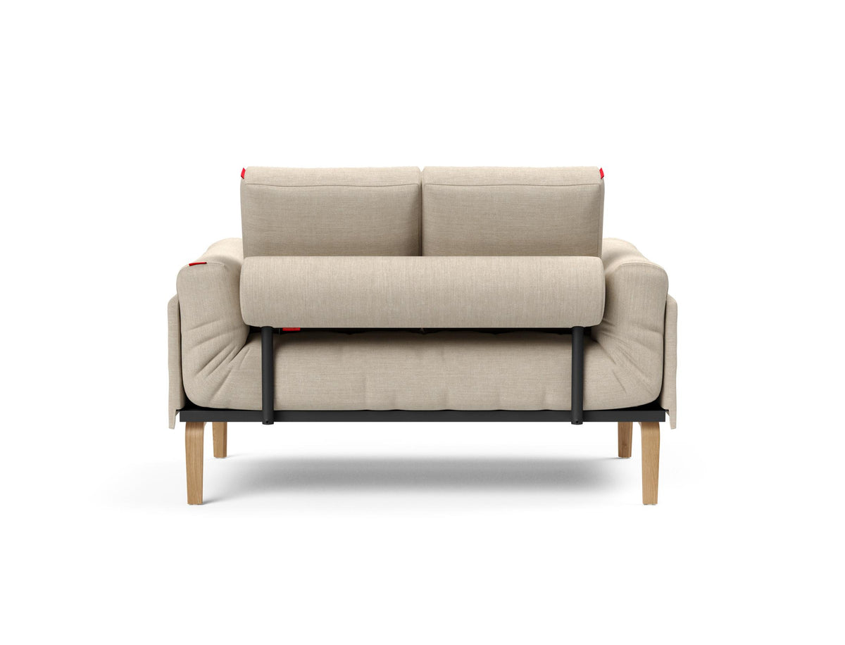 Rollo Bow Klappsofa 80 mit Gestellbezug Classic in 586 Phobos Latte präsentiert im Onlineshop von KAQTU Design AG. Bettsofa ist von Innovation Living