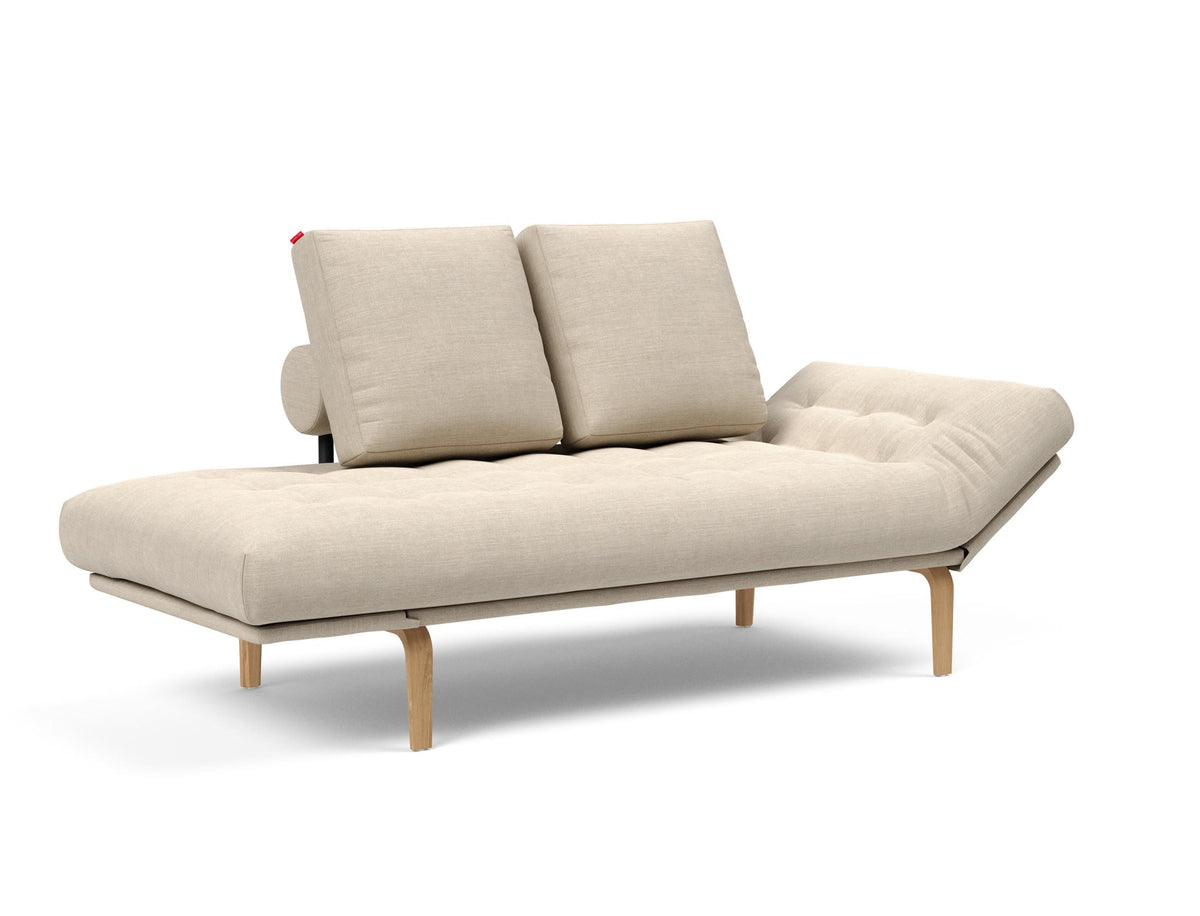 Rollo Bow Klappsofa 80 mit Gestellbezug Classic in 586 Phobos Latte präsentiert im Onlineshop von KAQTU Design AG. Bettsofa ist von Innovation Living