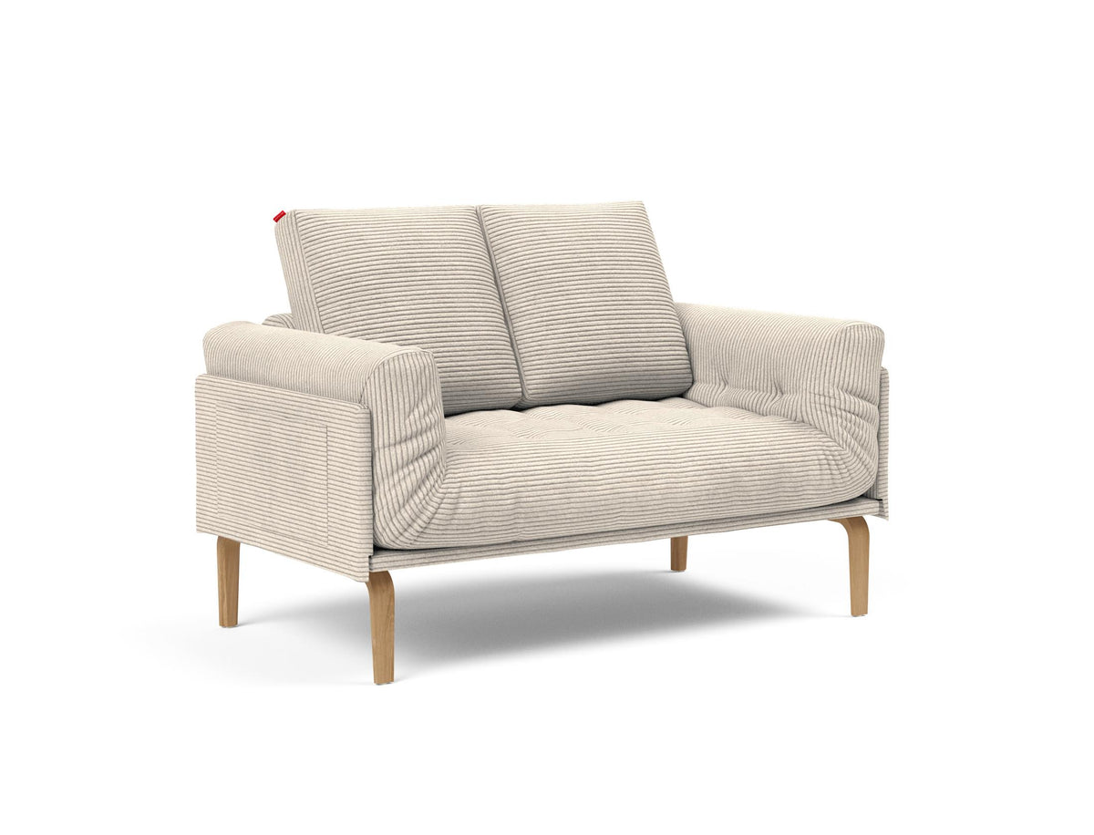 Rollo Bow Klappsofa 80 mit Gestellbezug Classic in 594 Corduroy Ivory präsentiert im Onlineshop von KAQTU Design AG. Bettsofa ist von Innovation Living