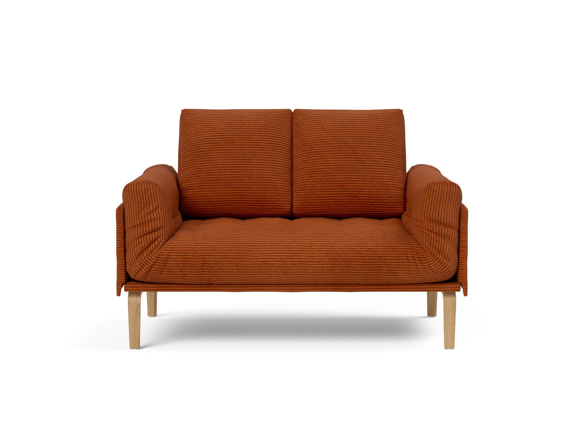 Rollo Bow Klappsofa 80 mit Gestellbezug Classic in 595 Corduroy Burnt Orange präsentiert im Onlineshop von KAQTU Design AG. Bettsofa ist von Innovation Living