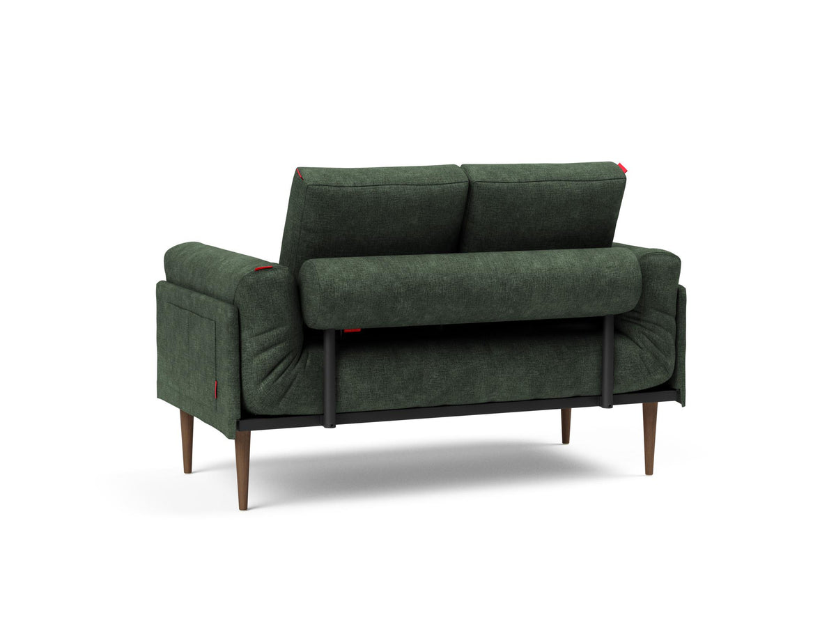 Rollo Styletto Klappsofa 80 mit Cover und Gestellbezug Classic in 281 Avella Pine Green präsentiert im Onlineshop von KAQTU Design AG. Bettsofa ist von Innovation Living