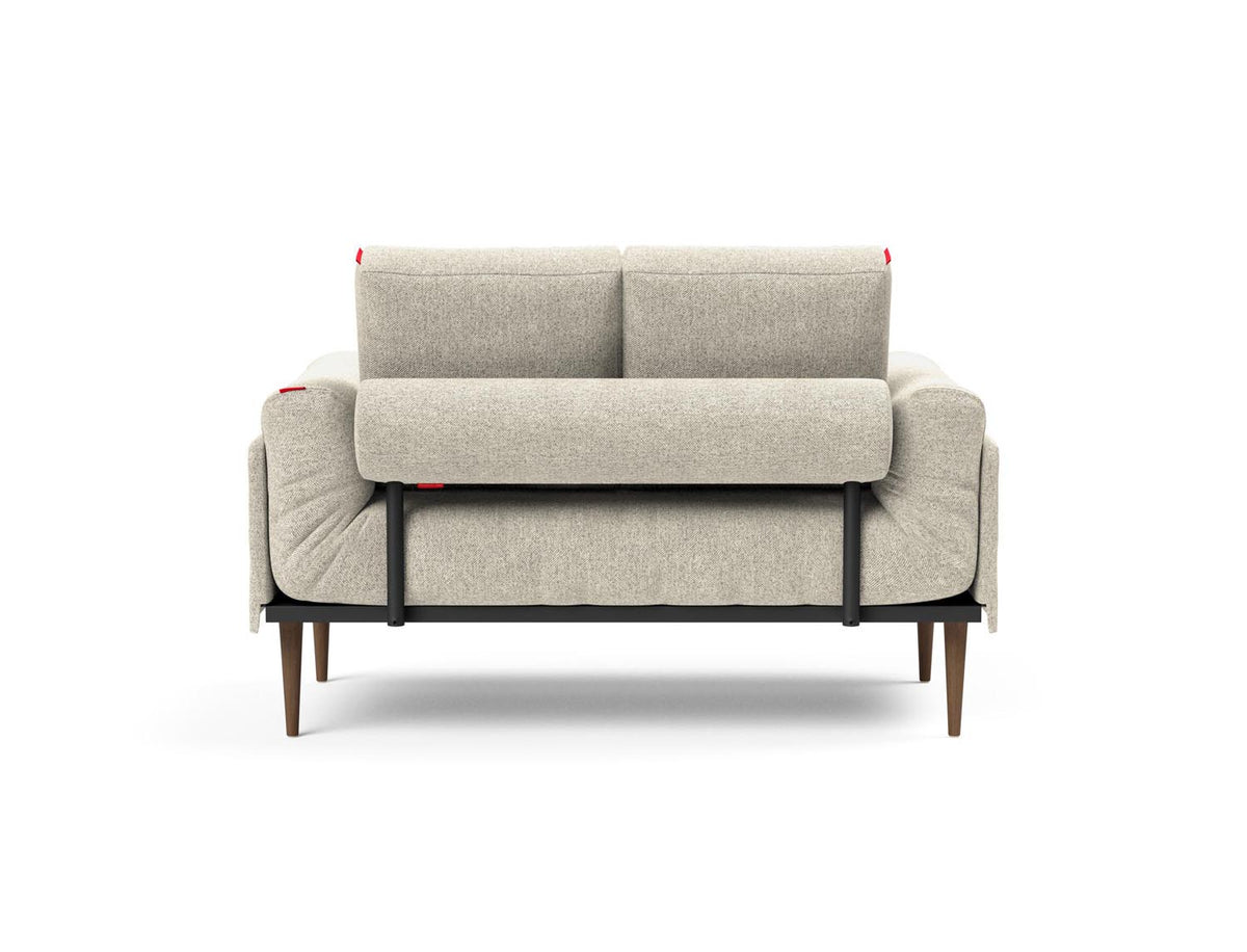 Rollo Styletto Klappsofa 80 mit Cover und Gestellbezug Classic in 357 Taura Off White präsentiert im Onlineshop von KAQTU Design AG. Bettsofa ist von Innovation Living