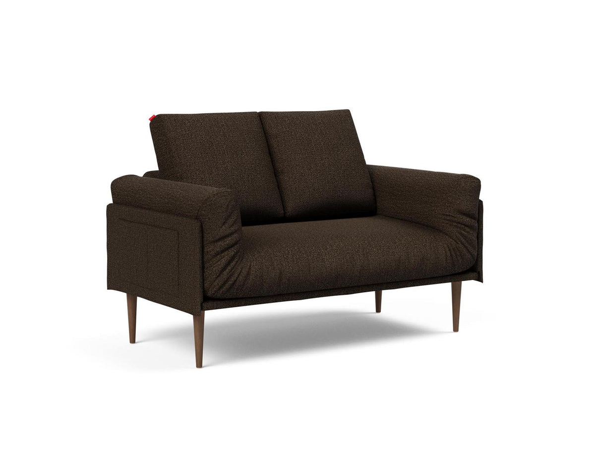 Rollo Styletto Klappsofa 80 mit Cover und Gestellbezug Classic in 358 Taura Chocco präsentiert im Onlineshop von KAQTU Design AG. Bettsofa ist von Innovation Living