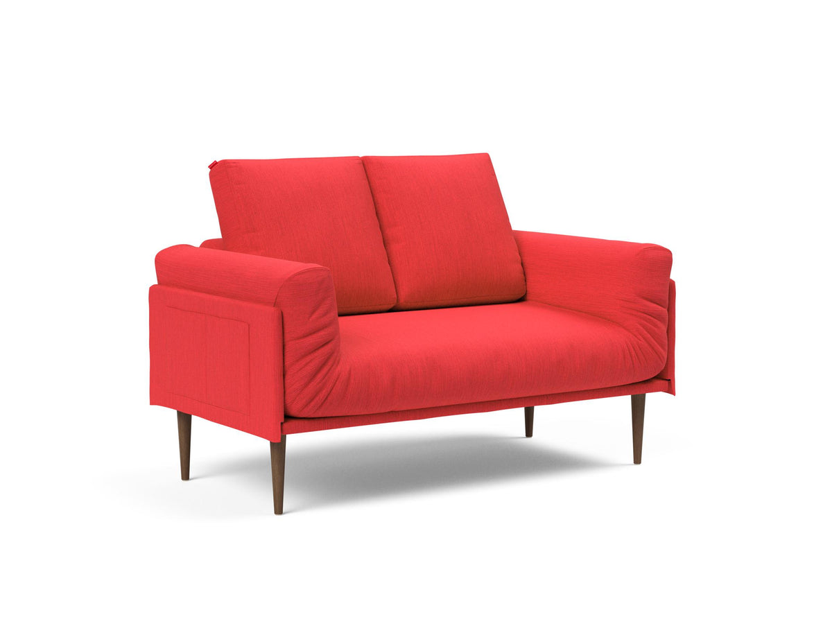 Rollo Styletto Klappsofa 80 mit Cover und Gestellbezug Classic in 511 Elegance Red präsentiert im Onlineshop von KAQTU Design AG. Bettsofa ist von Innovation Living