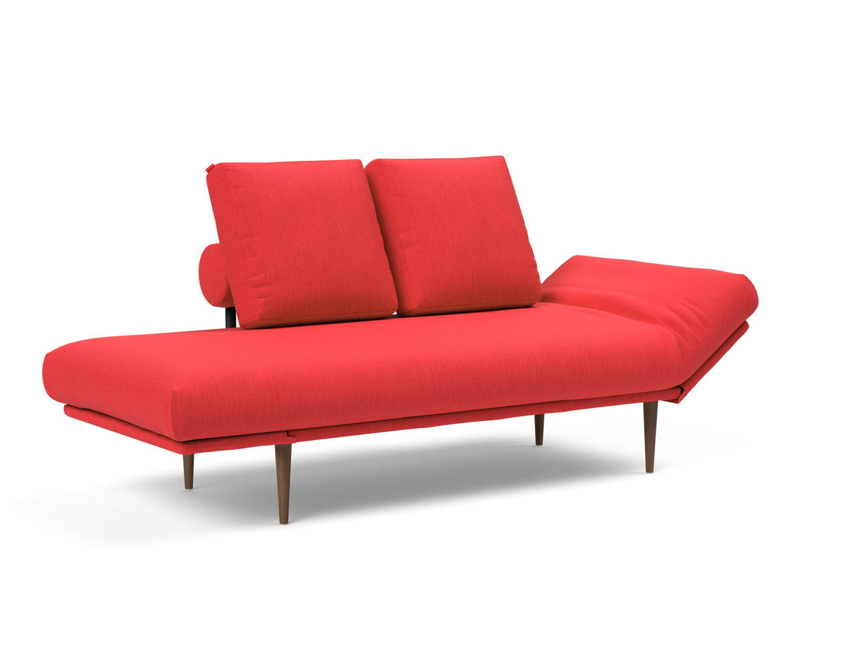 Rollo Styletto Klappsofa 80 mit Cover und Gestellbezug Classic in 511 Elegance Red präsentiert im Onlineshop von KAQTU Design AG. Bettsofa ist von Innovation Living