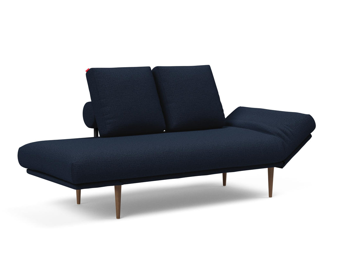 Rollo Styletto Klappsofa 80 mit Cover und Gestellbezug Classic in 528 Mixed Dance Blue präsentiert im Onlineshop von KAQTU Design AG. Bettsofa ist von Innovation Living
