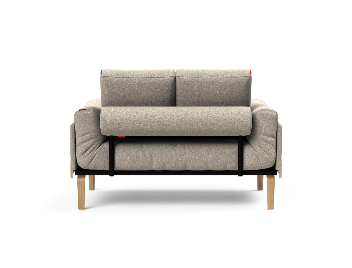 Rollo Bow Klappsofa 80 mit Cover und Gestellbezug Classic in 551 Faunal Brown präsentiert im Onlineshop von KAQTU Design AG. Bettsofa ist von Innovation Living