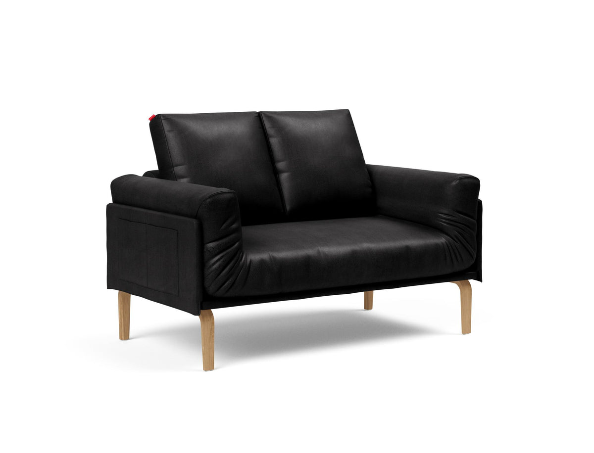Rollo Bow Klappsofa 80 mit Cover und Gestellbezug Classic in 563 Twist Charcoal präsentiert im Onlineshop von KAQTU Design AG. Bettsofa ist von Innovation Living