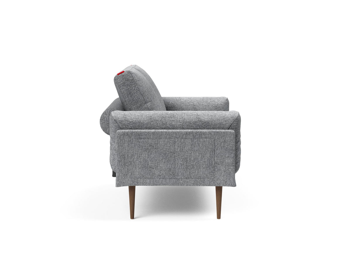 Rollo Styletto Klappsofa 80 mit Cover und Gestellbezug Classic in 565 Twist Granite präsentiert im Onlineshop von KAQTU Design AG. Bettsofa ist von Innovation Living