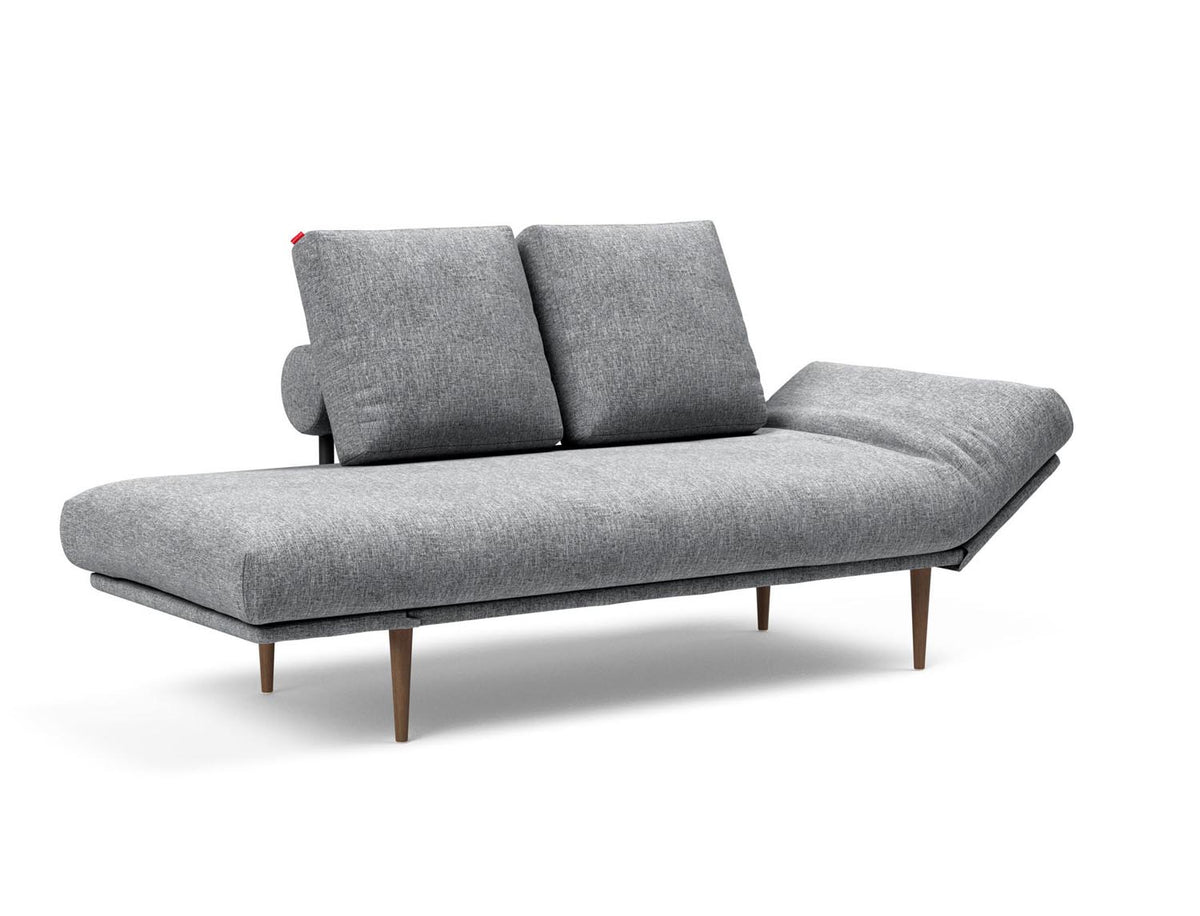 Rollo Styletto Klappsofa 80 mit Cover und Gestellbezug Classic in 565 Twist Granite präsentiert im Onlineshop von KAQTU Design AG. Bettsofa ist von Innovation Living