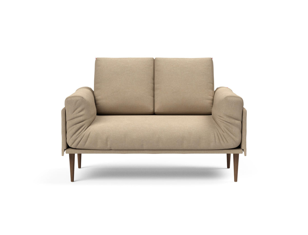 Rollo Styletto Klappsofa 80 mit Cover und Gestellbezug Classic in 587 Phobos Mocha präsentiert im Onlineshop von KAQTU Design AG. Bettsofa ist von Innovation Living