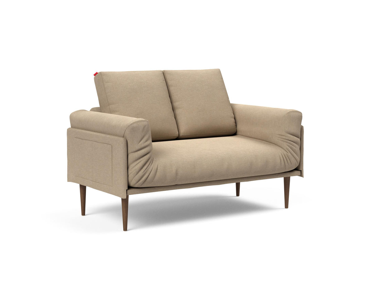 Rollo Styletto Klappsofa 80 mit Cover und Gestellbezug Classic in 587 Phobos Mocha präsentiert im Onlineshop von KAQTU Design AG. Bettsofa ist von Innovation Living