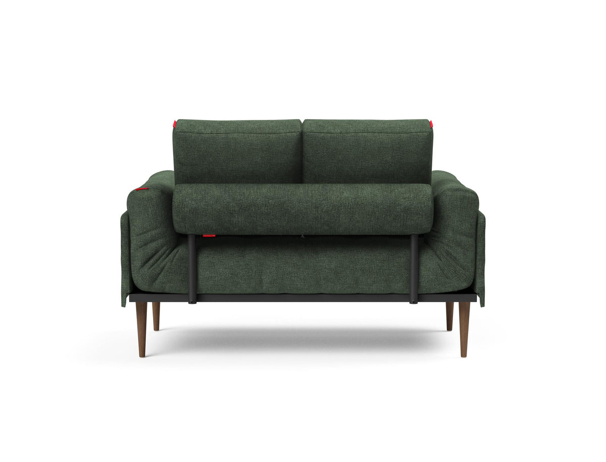 Rollo Styletto Klappsofa 80 mit Gestellbezug Spring in 281 Avella Pine Green präsentiert im Onlineshop von KAQTU Design AG. Bettsofa ist von Innovation Living