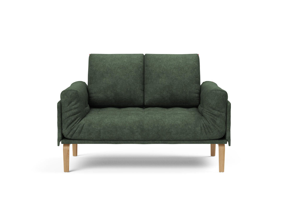 Rollo Bow Klappsofa 80 mit Gestellbezug Spring in 281 Avella Pine Green präsentiert im Onlineshop von KAQTU Design AG. Bettsofa ist von Innovation Living
