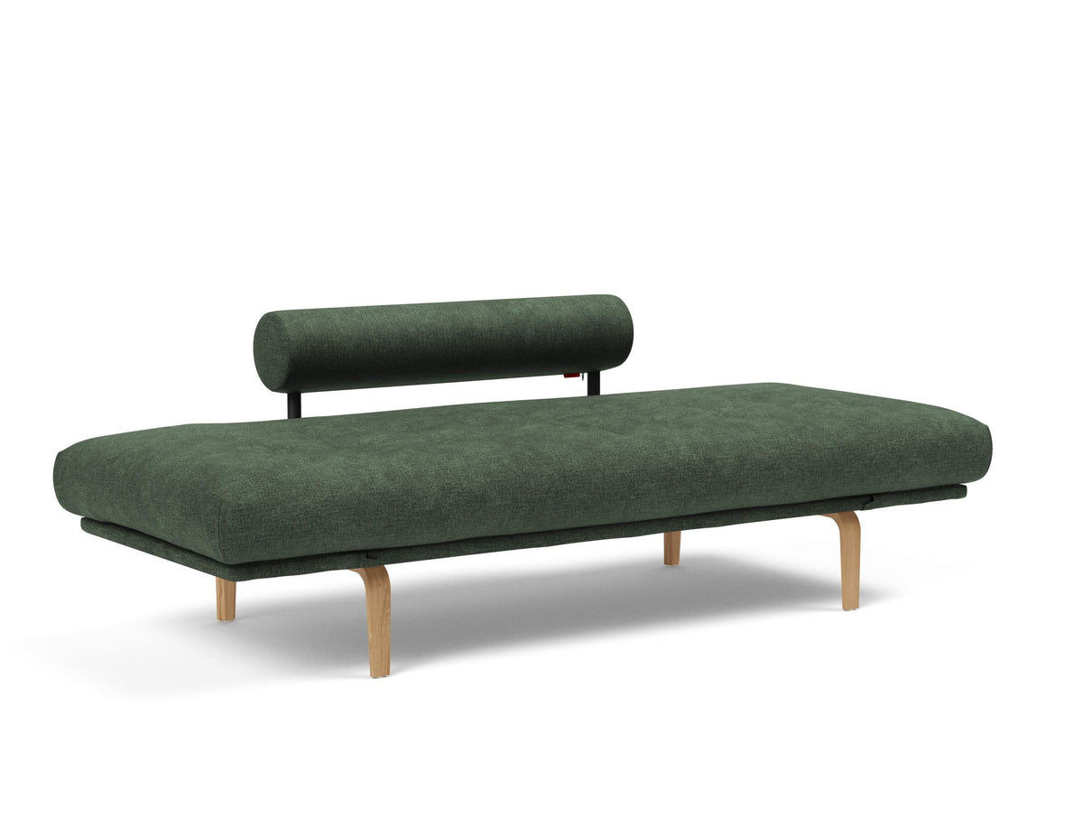 Rollo Bow Klappsofa 80 mit Gestellbezug Spring in 281 Avella Pine Green präsentiert im Onlineshop von KAQTU Design AG. Bettsofa ist von Innovation Living