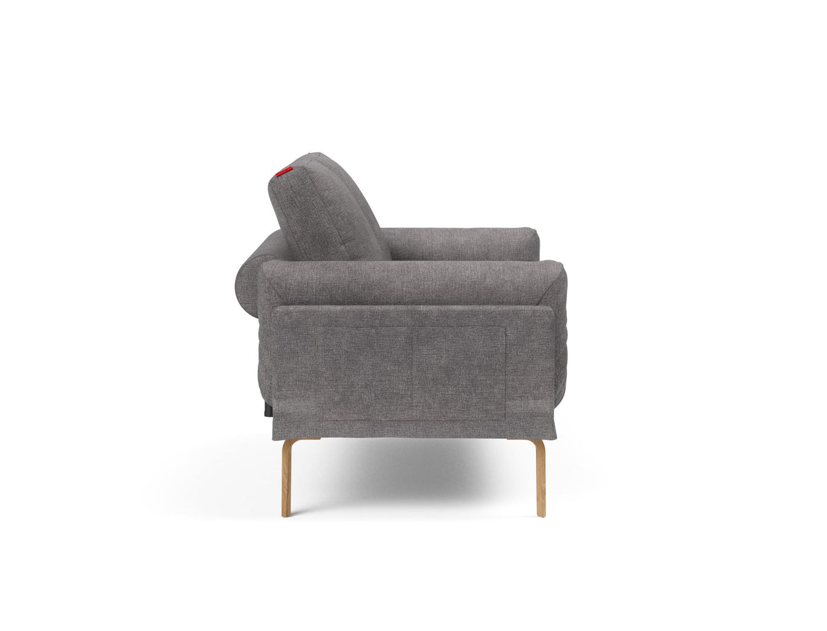 Rollo Bow Klappsofa 80 mit Gestellbezug Spring in 282 Avella Warm Grey präsentiert im Onlineshop von KAQTU Design AG. Bettsofa ist von Innovation Living