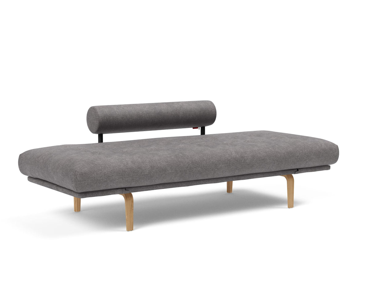 Rollo Bow Klappsofa 80 mit Gestellbezug Spring in 282 Avella Warm Grey präsentiert im Onlineshop von KAQTU Design AG. Bettsofa ist von Innovation Living