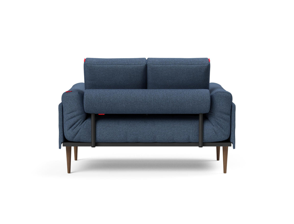 Rollo Styletto Klappsofa 80 mit Gestellbezug Spring in 302 Weda Blue präsentiert im Onlineshop von KAQTU Design AG. Bettsofa ist von Innovation Living