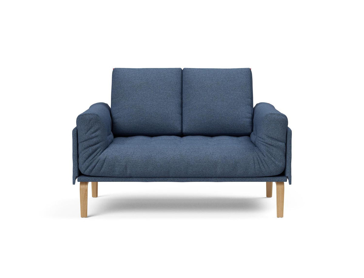 Rollo Bow Klappsofa 80 mit Gestellbezug Spring in 302 Weda Blue präsentiert im Onlineshop von KAQTU Design AG. Bettsofa ist von Innovation Living