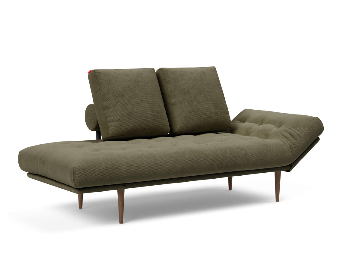Rollo Styletto Klappsofa 80 mit Gestellbezug Spring in 316 Cordufine Pine Green präsentiert im Onlineshop von KAQTU Design AG. Bettsofa ist von Innovation Living