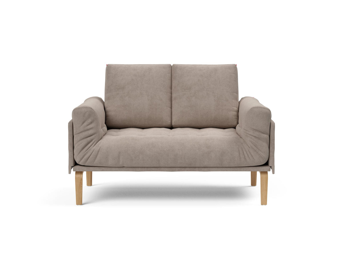 Rollo Bow Klappsofa 80 mit Gestellbezug Spring in 318 Cordufine Beige präsentiert im Onlineshop von KAQTU Design AG. Bettsofa ist von Innovation Living