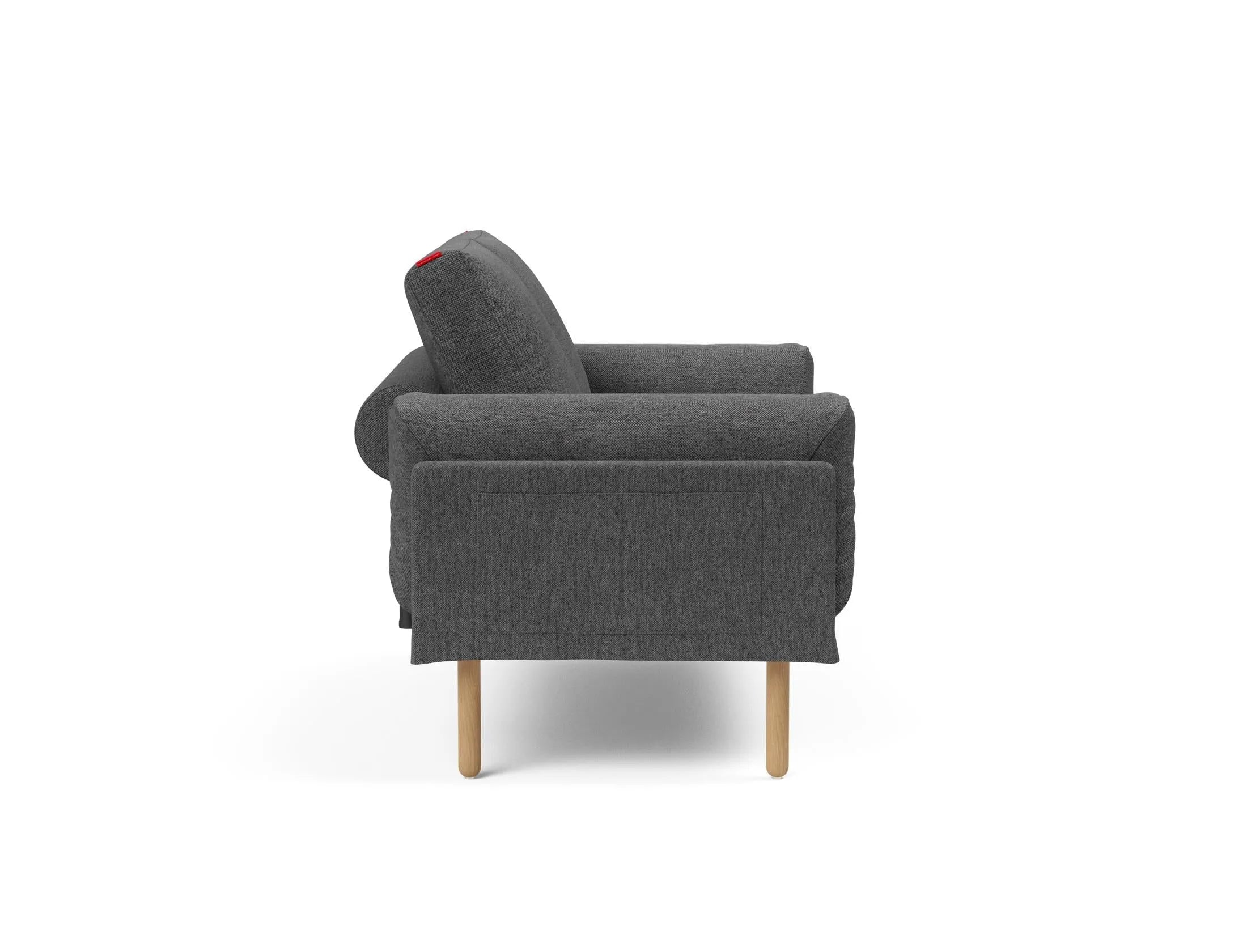 Entdecken Sie das Rollo Stem Klappsofa 80 von Innovation Living: Elegantes Schlafsofa mit vielseitiger Verstellbarkeit, perfekt für kleine Räume.