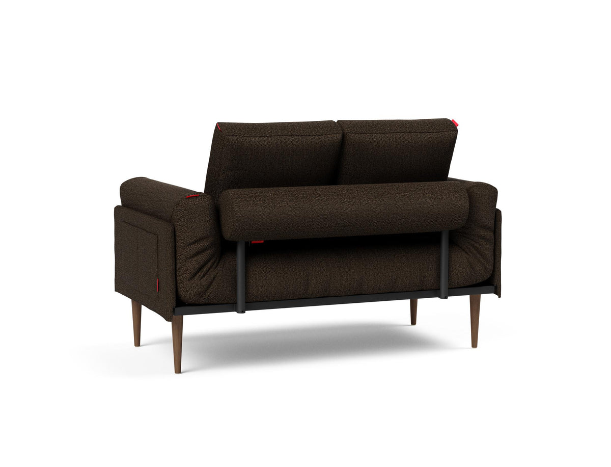 Rollo Styletto Klappsofa 80 mit Gestellbezug Spring in 358 Taura Chocco präsentiert im Onlineshop von KAQTU Design AG. Bettsofa ist von Innovation Living