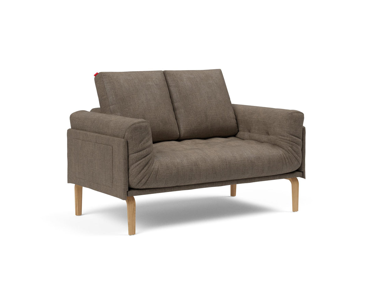 Rollo Bow Klappsofa 80 mit Gestellbezug Spring in 411 Esina Cedar Brown präsentiert im Onlineshop von KAQTU Design AG. Bettsofa ist von Innovation Living