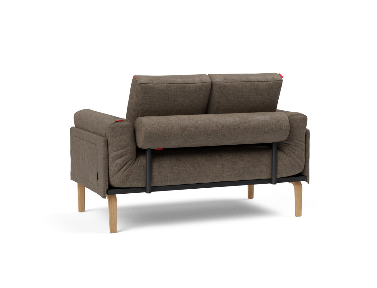 Rollo Bow Klappsofa 80 mit Gestellbezug Spring in 411 Esina Cedar Brown präsentiert im Onlineshop von KAQTU Design AG. Bettsofa ist von Innovation Living