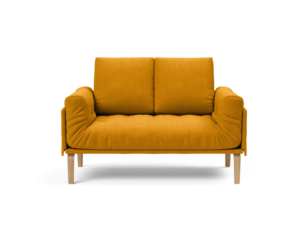 Rollo Bow Klappsofa 80 mit Gestellbezug Spring in 507 Elegance Burned Curry präsentiert im Onlineshop von KAQTU Design AG. Bettsofa ist von Innovation Living