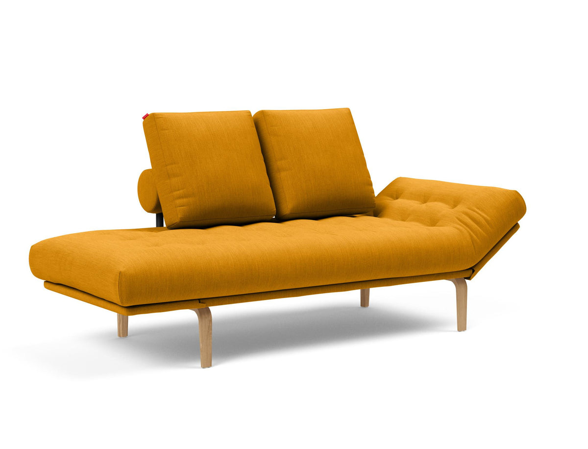 Rollo Bow Klappsofa 80 mit Gestellbezug Spring in 507 Elegance Burned Curry präsentiert im Onlineshop von KAQTU Design AG. Bettsofa ist von Innovation Living