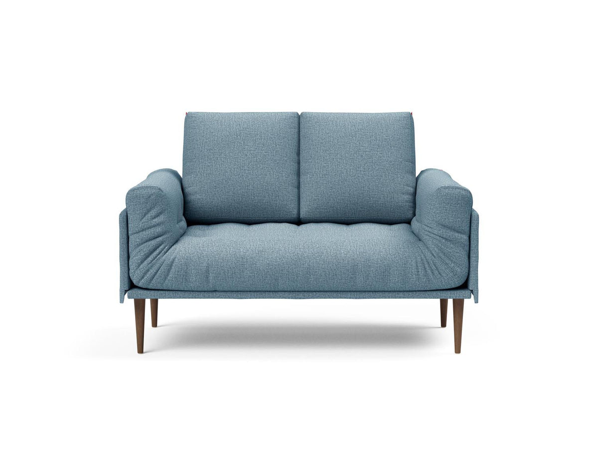 Rollo Styletto Klappsofa 80 mit Gestellbezug Spring in 525 Mixed Dance Light Blue präsentiert im Onlineshop von KAQTU Design AG. Bettsofa ist von Innovation Living