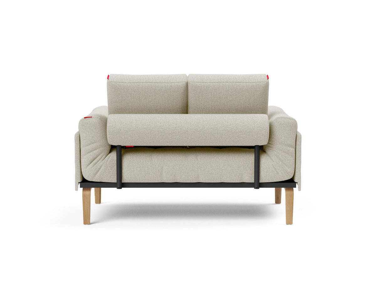 Rollo Bow Klappsofa 80 mit Gestellbezug Spring in 527 Mixed Dance Natural präsentiert im Onlineshop von KAQTU Design AG. Bettsofa ist von Innovation Living