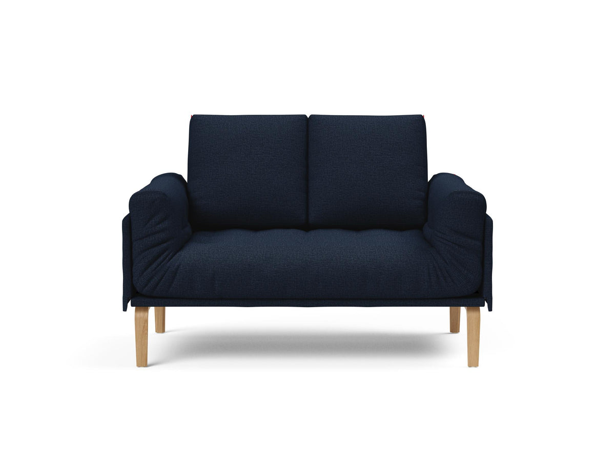 Rollo Bow Klappsofa 80 mit Gestellbezug Spring in 528 Mixed Dance Blue präsentiert im Onlineshop von KAQTU Design AG. Bettsofa ist von Innovation Living