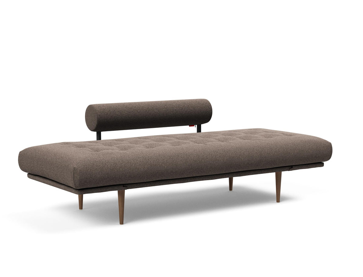 Rollo Styletto Klappsofa 80 mit Gestellbezug Spring in 530 Bouclé Taupe präsentiert im Onlineshop von KAQTU Design AG. Bettsofa ist von Innovation Living