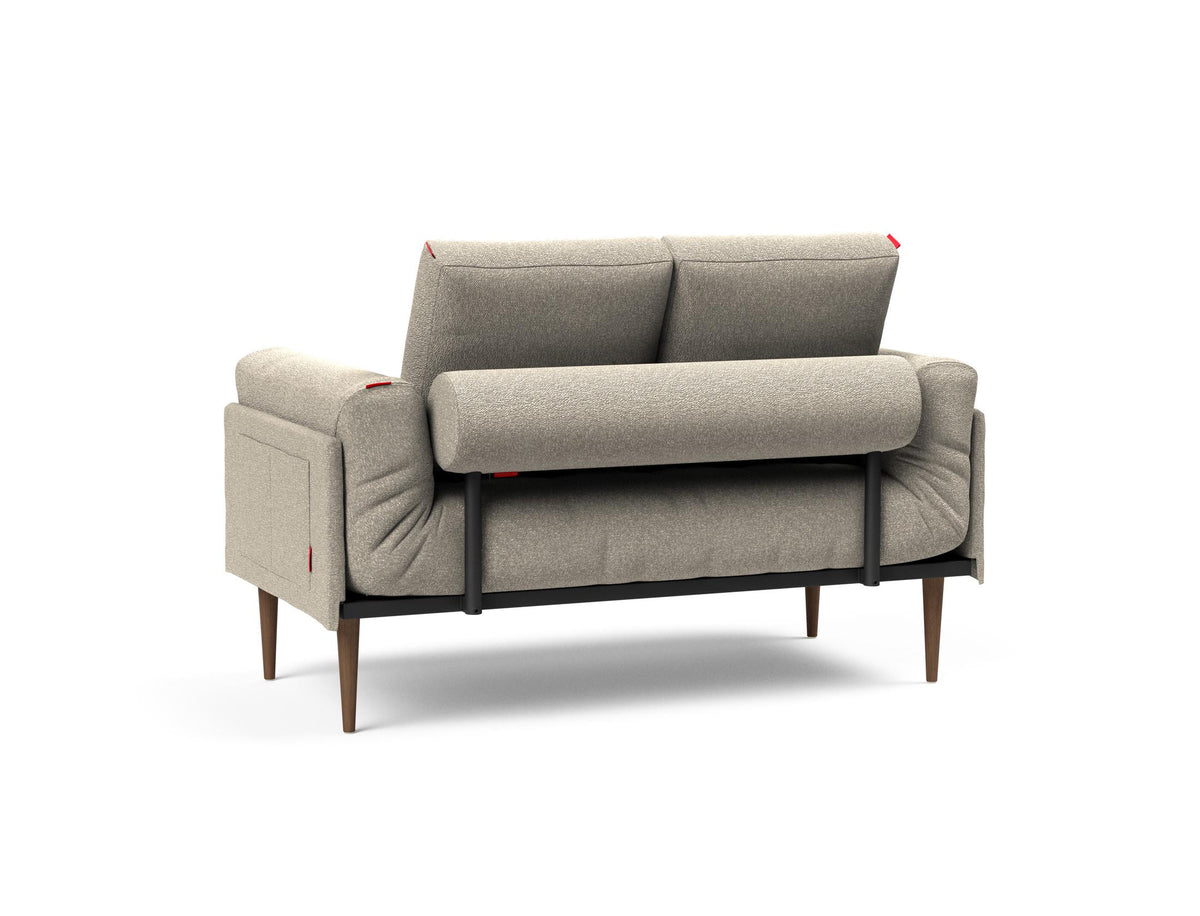 Rollo Styletto Klappsofa 80 mit Gestellbezug Spring in 539 Bouclé Beige präsentiert im Onlineshop von KAQTU Design AG. Bettsofa ist von Innovation Living