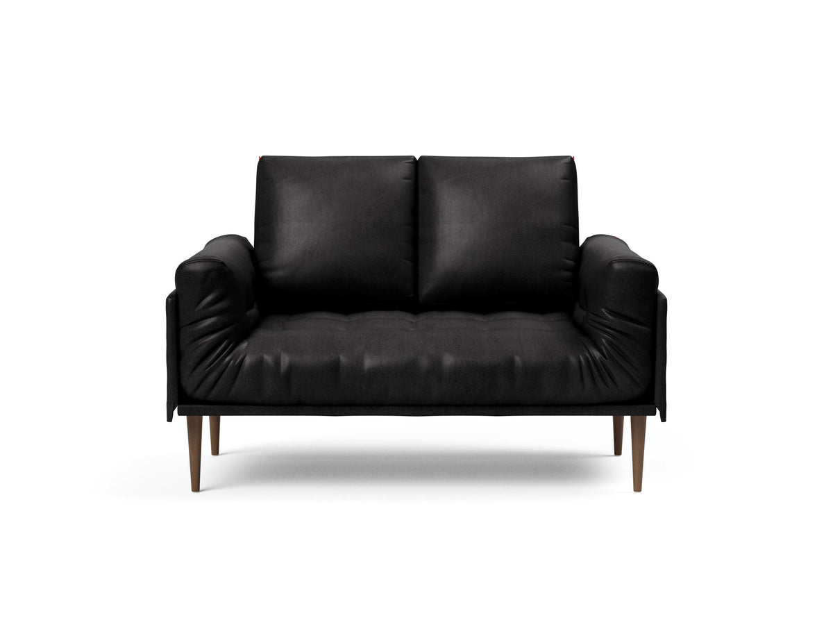 Rollo Styletto Klappsofa 80 mit Gestellbezug Spring in 550 Faunal Black präsentiert im Onlineshop von KAQTU Design AG. Bettsofa ist von Innovation Living