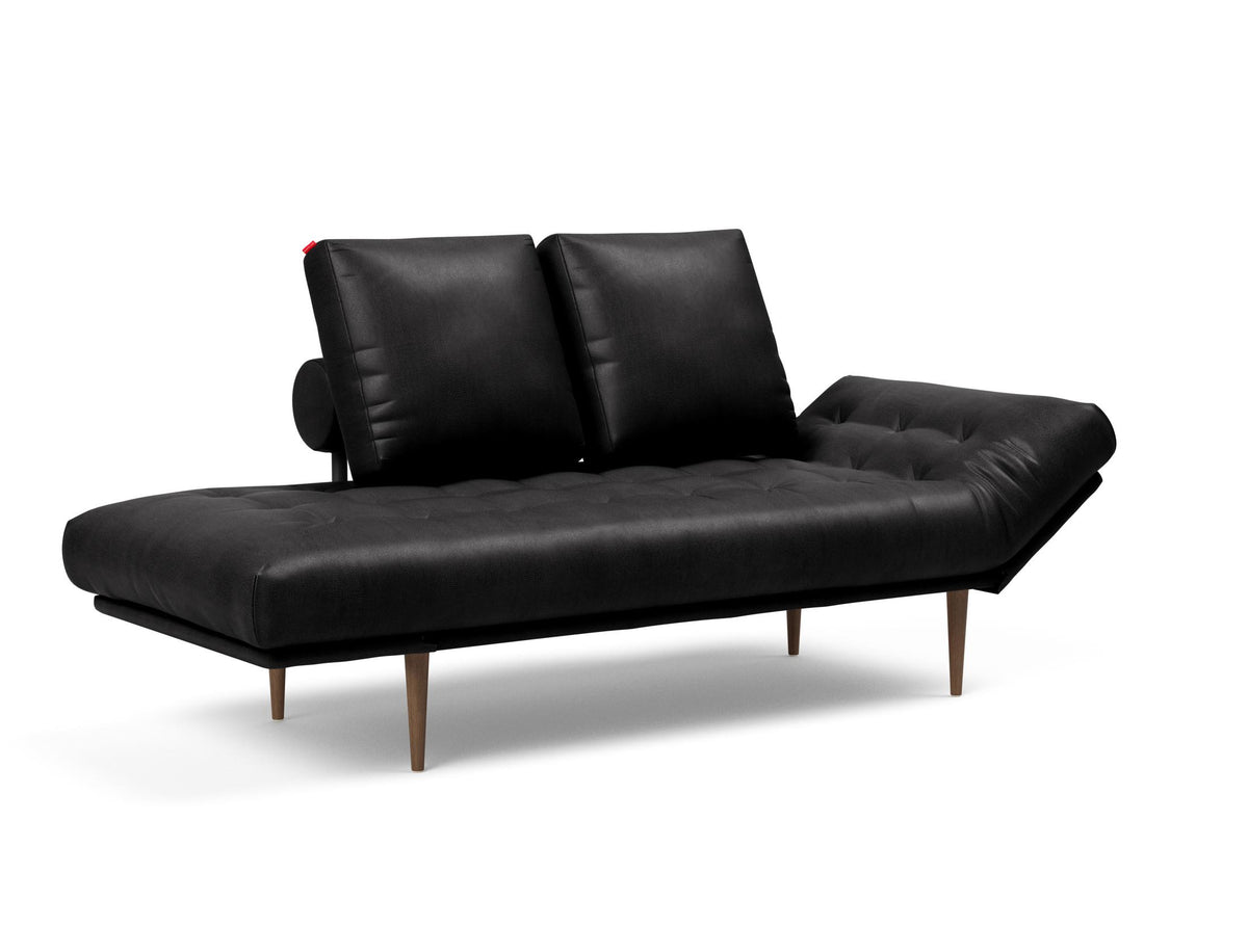 Rollo Styletto Klappsofa 80 mit Gestellbezug Spring in 550 Faunal Black präsentiert im Onlineshop von KAQTU Design AG. Bettsofa ist von Innovation Living