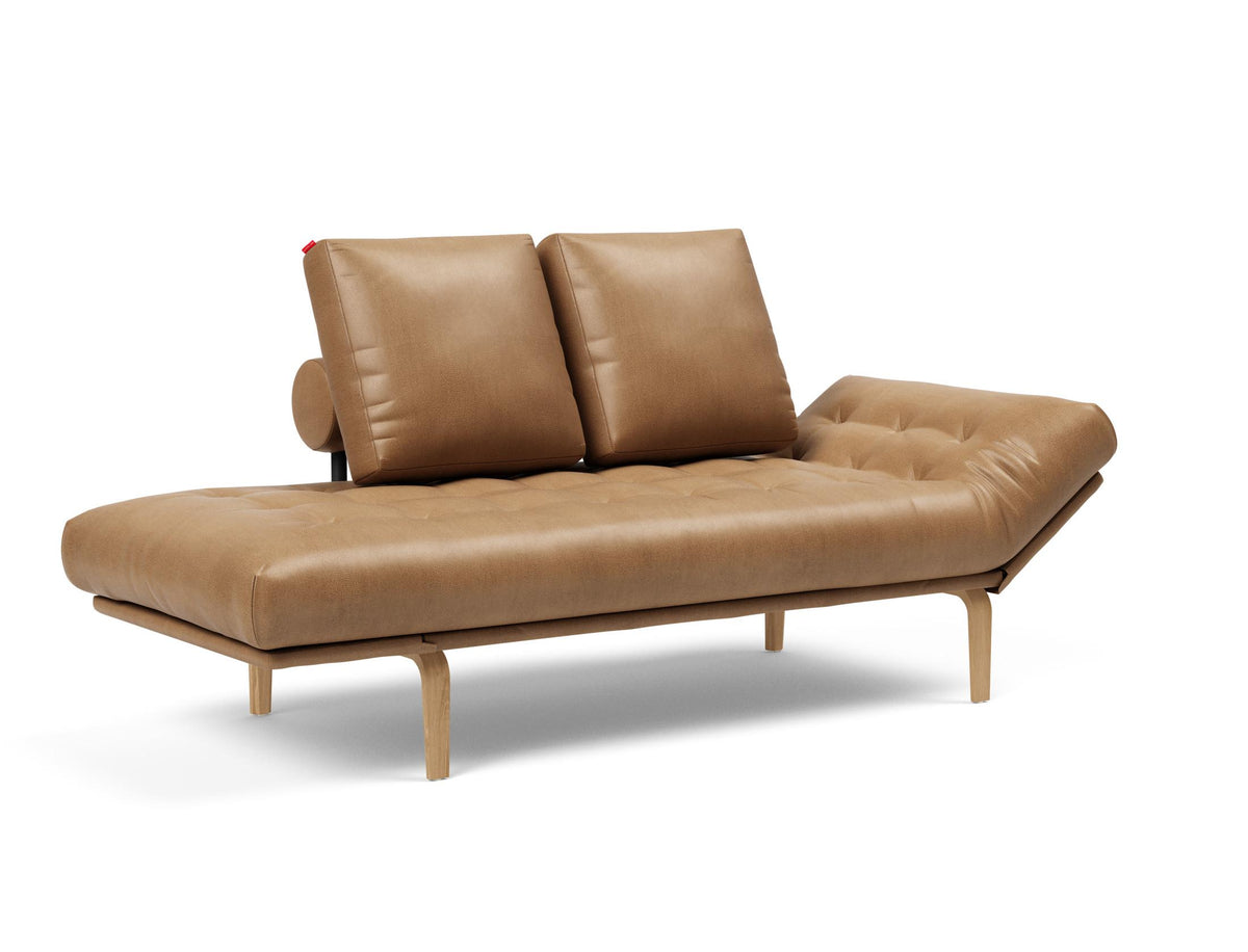 Rollo Bow Klappsofa 80 mit Gestellbezug Spring in 551 Faunal Brown präsentiert im Onlineshop von KAQTU Design AG. Bettsofa ist von Innovation Living
