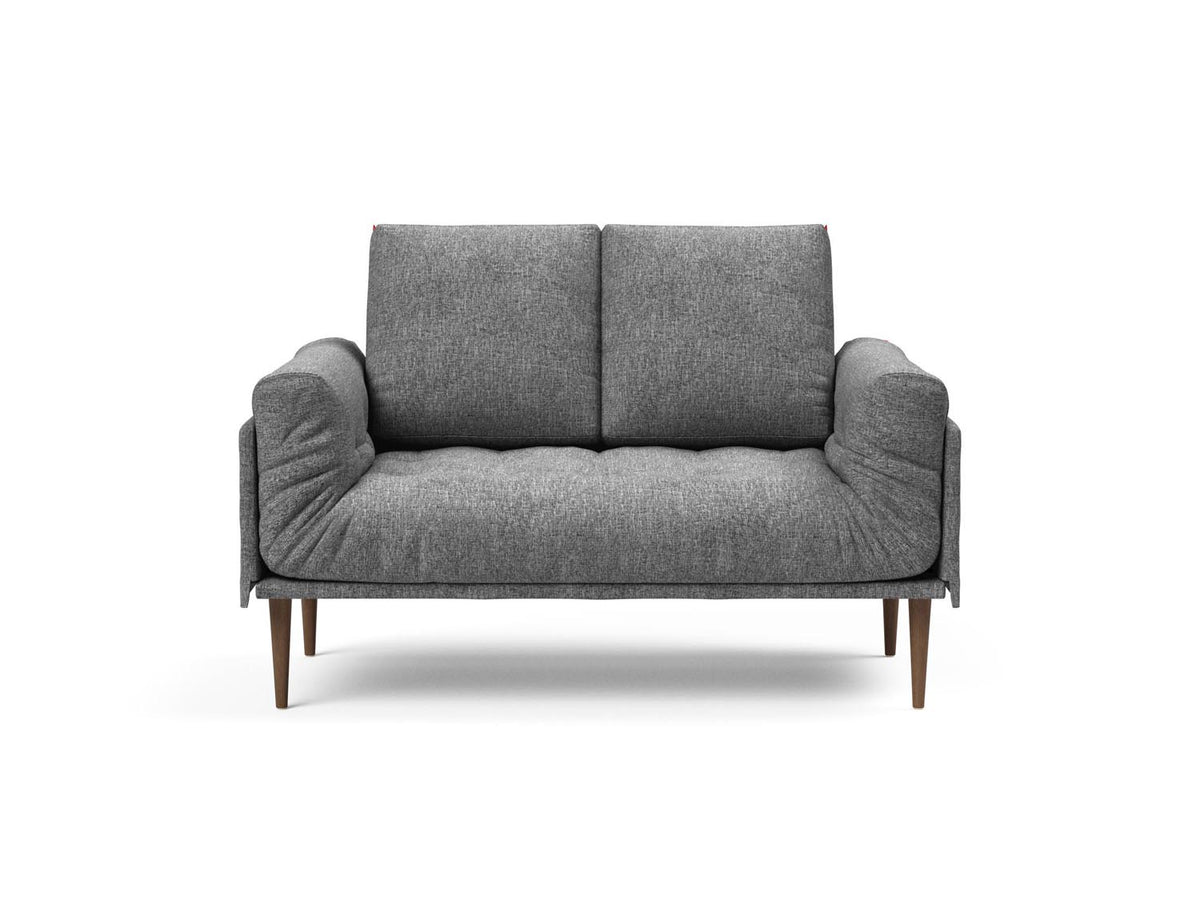 Rollo Styletto Klappsofa 80 mit Gestellbezug Spring in 563 Twist Charcoal präsentiert im Onlineshop von KAQTU Design AG. Bettsofa ist von Innovation Living