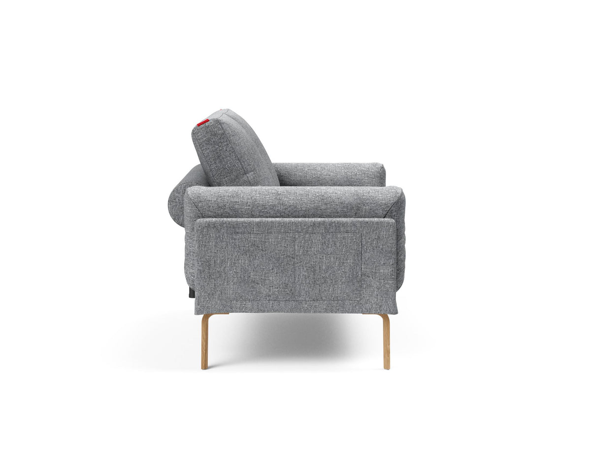 Rollo Bow Klappsofa 80 mit Gestellbezug Spring in 565 Twist Granite präsentiert im Onlineshop von KAQTU Design AG. Bettsofa ist von Innovation Living