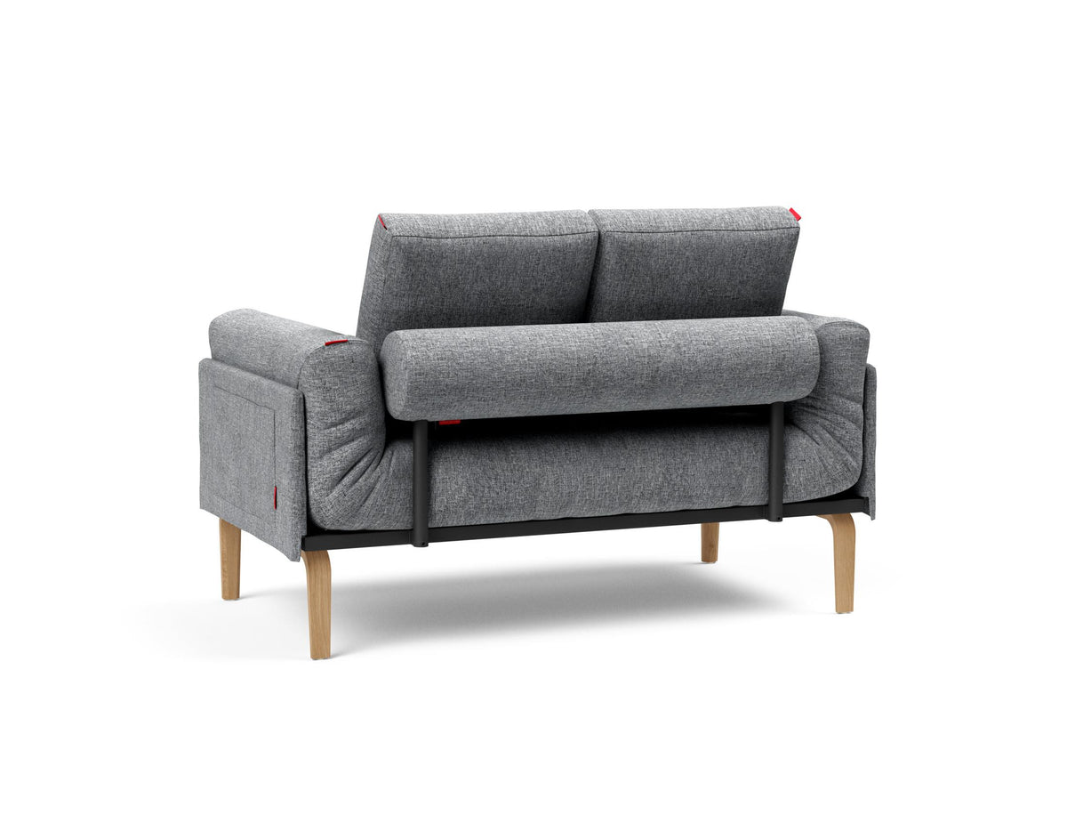 Rollo Bow Klappsofa 80 mit Gestellbezug Spring in 565 Twist Granite präsentiert im Onlineshop von KAQTU Design AG. Bettsofa ist von Innovation Living