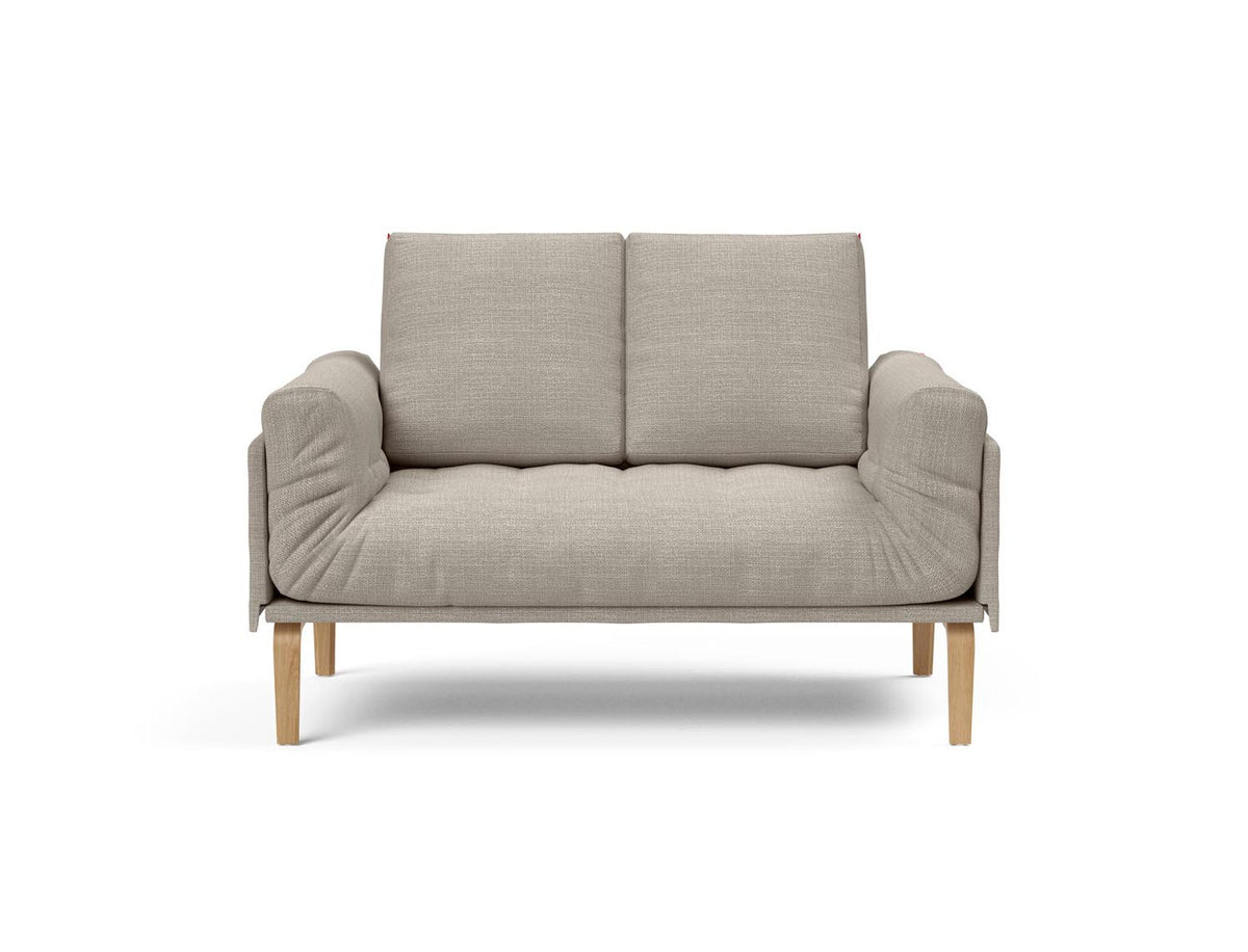 Rollo Bow Klappsofa 80 mit Gestellbezug Spring in 579 Kenya Gravel präsentiert im Onlineshop von KAQTU Design AG. Bettsofa ist von Innovation Living