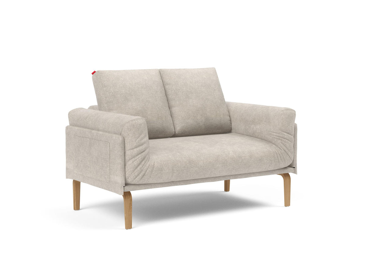 Rollo Bow Klappsofa 80 mit Cover und Gestellbezug Spring in 280 Avella Sand präsentiert im Onlineshop von KAQTU Design AG. Bettsofa ist von Innovation Living
